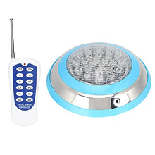 Crisis Luce LED per Piscina, Luce Subacquea 24W AC 12V 24LED, Illuminazione Impermeabile con Telecomando RGB, Luce per Piscina interrata montata a Parete RC per Paesaggio, Giardino, fontane pubbliche