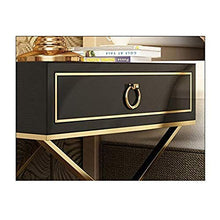 Comodini A Base di Legno Governo del cassetto, Resistente, Adatto for Camera da Letto Soggiorno, Etc. (Color : Black)