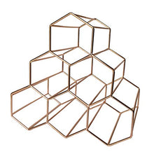 A nido d'ape vino cremagliera multi-formato design decorazione vino rack casa soggiorno vino armadio ferro arte esposizione rack oro, bronzo, oro rosa 32cm* 32cm* 32cm3cm