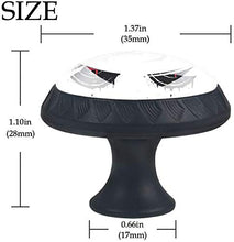 Dischi in vinile fuso con gocce Pomelli per Porta Set di 4 Pomelli per Mobili Manopole per Cassetti Cucina Armadio Vetro