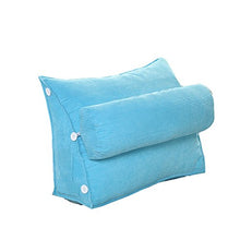 Xufei Cuscino Divano Cuscino Cuscino Letto Testa Grande Cuscino Ufficio Vita a Triangolo Lavabile (Color : B, Size : 60 * 50 * 22cm)
