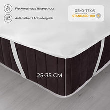 UNIFICATO Coprimaterasso 180 x 210 cm, impermeabile, traspirante, in cotone anallergico,