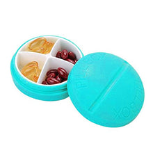 ROUHO Custodia Portatile Pillola Memoria Colorata Gioielli Medicina Scatola Pillola Oganizzatore - # 14