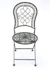 DanDiBo Sedia Sedia da Giardino Malaga 12185 Sedia Pieghevole 92cm in Metallo - Ferro battuto