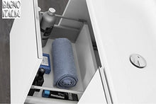 Bagno Italia Mobile arredo bagno Yang 120 cm sospeso 2 cassettoni in 3 colori doppio lavabo mineralmarmo in MDF arredi I