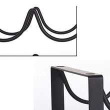 Yardwe Porta bottiglie da vino del cavo del metallo supporto di esposizione del vino del basamento del supporto del vino di posizione per l'accessorio domestico (3 bottiglie Holds)