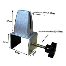 MIAOLEIE Desk Divider Desider Mobile Bracket Desk Desk Supporto 2PCS / Set Pannello Privacy Screen Scrivania Desk Staffa Staffa