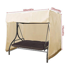 SISHUINIANHUA Estate Impermeabile all'aperto Courtyard da Giardino Giardino Giardino Tenda Swing Cover per Garden Swing Chair Copertura Antipolvere