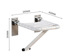 LXLAMP Sgabello Doccia Antiscivolo Regolabile in Altezza Sedili for Doccia A Parete, Sgabello for Doccia Pieghevole for Bagno Sedia da Parete Antiscivolo in Acciaio Inossidabile