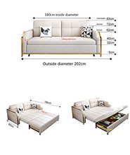 AMYMGLL Divano Letto, Divano Letto Dormiente Letto Multifunzione Letto con Multifunzione Moderno Letto Pieghevole Traspirante con Letto Estraibile per Soggiorno O Camera da Letto