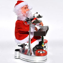 STOBOK Babbo Giocattolo Elettrico Figura Che Canta Musicale Babbo Natale Giocattolo Regalo Ornamento Vacanza Tavolo Senza Batteria