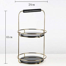 LGR Scaffale Semplice Accessori per la casa creativi Ingresso in Marmo Comò per Camera da Letto Ornamenti in Metallo (24 * 41 cm) Giorno