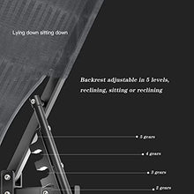 LINGZE Lettino Prendisole, Lettino, Sdraio reclinabile con Schienale Regolabile, Pieghevole Leggero per Giardino, Patio, 190x65x30 cm