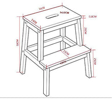Aishang Sgabello Sgabello Sgabello Sgabello Sgabello Sgabello In Legno Solido Sgabello Sgabello Sgabello Sgabello Home Bambino Adulto Sgabello Sgabello Pieghevole Opzione 48 * 50 (Colore: B)