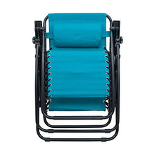 Arcoiris Lettino pieghevole arcobaleno, sedie a dondolo da giardino per esterno con imbottitura per la testa regolabile, ergonomico, 165x65x110 cm (Pack 2, Azul)