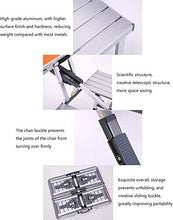 Tavolo da picnic all'aperto Tavolo da picnic pieghevole con 4 sgabelli.Set da tavolo e sedia in alluminio è portatile e leggero, adatto per campeggio all'aperto, sala da pranzo, festa del barbecue Bbq
