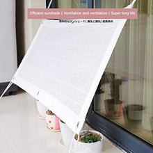 Shade net Rete ombreggiante da Esterno Bianco,80% Resistente Ai Raggi UV,per Giardino/Pianta/Serra/Esterno/Cortile/Tetto Rete da Ombra per Cortile