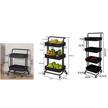 Chunjiao Carrello da Cucina Trolley Rimovibile Rack di stoccaggio in Ferro battuto Trolley Multistrato Forte capacità di Trasporto per Il Bagno Ufficio-Bianco_3 Strati Portabottiglie da Vino/portabi