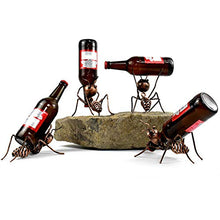 LIJUCAI Creativo Metallo Stile Moderno Formica portabottiglie Vino Artigianato Cocktail Birra Titolare Bar Stand Decorazione Display per la casa, A3