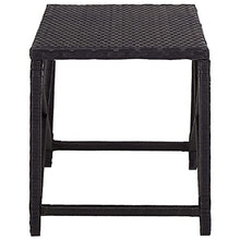 vidaXL Panchina da Giardino Panca da Esterni Sedile per Cortile Seduta Arredo da Giardino Mobili da Esterni 120 cm in Polyrattan Marrone