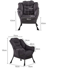 XCXC Pigro Divano Dormitorio Computer Sedia Camera da Letto di Casa Balcone Poltrona Singola Borsa Comoda Sedia Piccolo Divano Morbido Stoccaggio Sedia Design della Sedia del Salone TV Apprendimento