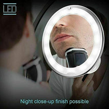 Axspeed - Specchio da trucco con rotazione a 360°, ingrandimento 5X/10x, per bagno, flessibile, a collo di cigno, con ventosa, specchio da trucco (specchio cosmetico con ingrandimento 5x)