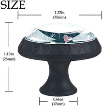 Sfondo con molti cuori Pomelli per Porta Set di 4 Pomelli per Mobili Manopole per Cassetti Cucina Armadio Vetro