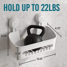 TAILI DIY Mensola per Doccia, per Bagno Scaffale con Ganci Doccia Caddy Rack a Muro per Cucina, Senza Foratura, per Organizzare Shampoo