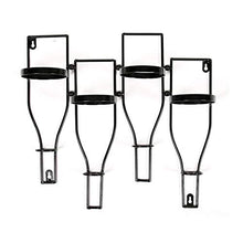 LHQ-HQ Vino Wine Rack Holder Ferro battuto a Parete invertito Wine Rack Decorazione Domestica Vino Rack di stoccaggio Sicuro e Stabile Antiscivolo Holder Vino