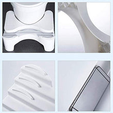 Sgabello Toilette Per Lavarsi I Denti, Bagno Squatty Sgabello E Pedicure Foo Trest, Squat Position Aiuto Alleviare Costipazione,Grigio