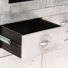 vidaXL Legno Massello di Mango Credenza Alta Aviator Madia Mobile Armadietto Armadio Mobiletto Alto Portaoggetti Cassa Cassapanca 95x42x192 cm