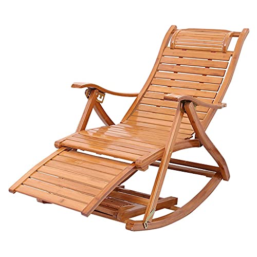 Lettini Pieghevoli Lettini Prendisole Sedia a Dondolo per Giardino Patio Soggiorno Balcone Esterno O Interno, Sedia a Sdraio Pieghevole, Regolabile
