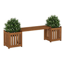 Furinno Tioman Fioriera, in Legno, 46.48 x 40.13 x 173.99 cm, Naturale
