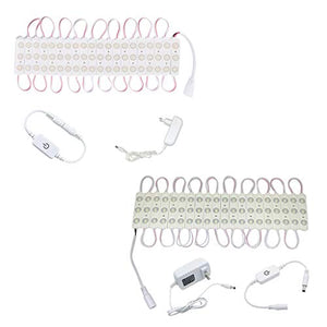 Yeptop, 1 set di luci a LED per specchio da trucco, dimmerabili, con controllo tattile, luce bianca super luminosa, ideale per tavolo da toeletta e specchio da bagno (senza specchio)