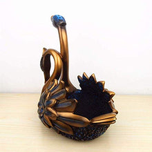 Elegante Semplicità Doppio Cigno Portabottiglie Bronzo Continental Home Desktop Portico Bar Decorazioni Soggiorno Armadietto Del Vino Decorazione Artigianato Creativo Regali Bello Ed Elegante, HJJ