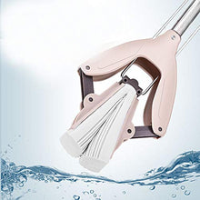 SSAYY Spray Mop Home Mop in Cotone Spugna Mop Twist The Mop in Acqua Ugello in Microfibra Spray Ruotato Piatto Auto-Spremitura Senza Lavaggio A Mano