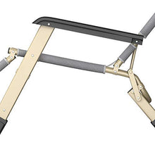AI LI WEI SHUAIIJUAN Sedia per Il Tempo Libero Domestico Reclinabile Sedia con Cuscino Pieghevoli Sedia da Giardino Patio Lounge Poltrone for Campeggio Esterno Beach Sdraio Reclining Max.250kg - Grey