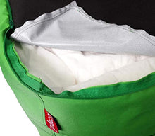 Ecopuf Cubo Pouf Ottomana da Esterno in Poliestere Impermeabile Oxford 600D Sfoderabile Pieno di Palline di Polistirolo