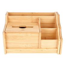 Deror Organizer da Tavolo, Organizer da Tavolo in bambù Estensibile Porta fazzoletti da scaffale per Libri Supporto Fisso per Forniture per Ufficio