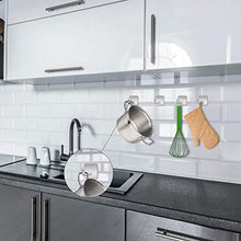 ZSTKEKE Adesivo Ganci Portasciugamani 4PZ,impermeabile Appendiabiti a Parete Acciaio Inox Cappotto Gancio Per bagno, cucina