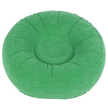 Divano Gonfiabile per Il Tempo Libero, Divano Singolo per Interni per Esterni, Balcone da Giardino ergonomico Pieghevole in PVC per Regalo Soggiorno(Light Green)