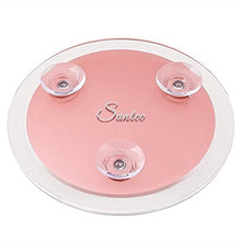 15X Specchio ingranditore (15cm rotondo) - con 3 ventose Utilizzare per un'applicazione di trucco precisa - Sopracciglia/Tweezing - Rimozione di punti neri - Specchio per il trucco da bagno/viaggio