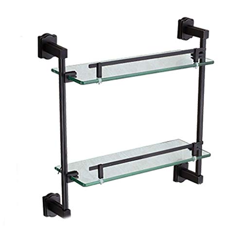 NHLBD Mensola da Bagno, mensola portaoggetti - 2 ° Piano Bagno Supporto a Parete Doccia Caddy Rame Rack di stoccaggio for la Cucina partizione Bagno