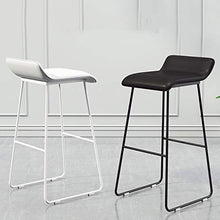 LIYIN-Sedie Sedia da Pranzo Sgabelli Alti Sgabelli da bancone Sgabelli da Bar Moderni Seduta Imbottita in Ecopelle e poggiapiedi in Metallo, 65 cm / 70 cm / 75 cm