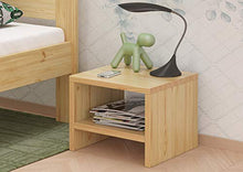 Erst-Holz Moderno Comodino in Pino massello con ripiano Inferiore 90.20-K5