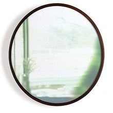 Chenbz Specchio per Il Trucco, Specchio per vanità, Bagno Bagno Dormitorio Specchio da Bagno, Muro Parete Parete in Legno massello Super Round Specchio.