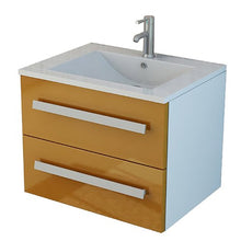 Jet-line, set da bagno per lavabo, colore: arancione, rosa