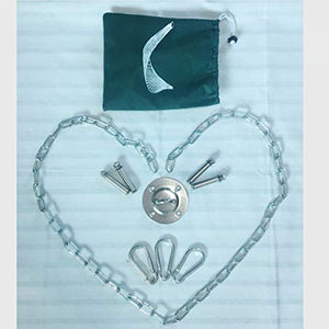 HEMOTON Sedia Appesa Accessori Sedia a Dondolo Forniture Battente di Metallo Parti di Strumenti di Uso Domestico per La Casa Giardino