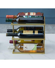 JL Tabletop scaffali Vino, controsoffitto Wine Rack, Wine Rack Holder Home Décor Pranzo Rack Accent Vino magazzinaggio for Il Vino di stoccaggio