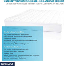 Lumaland Coprimaterasso in Microfibra Extra-Morbido Imbottito Copertura Materasso con Angoli Misura 140x200cm